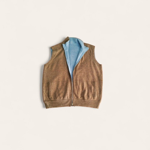 Dalmine double-sided wool vest size L like new