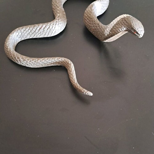 King Cobra figure used in attack pose