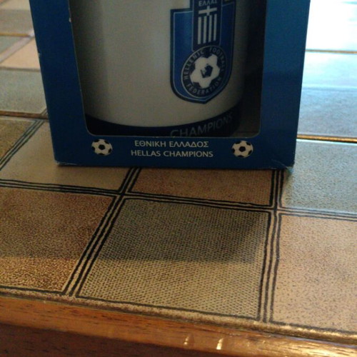 Official Licensed Mug of the Hellenic Football Federation for Greece National Team new