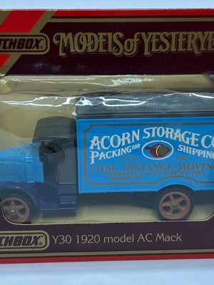 Matchbox 1986 Models of Yesteryear Y-30 1920 Model AC Mack like new
