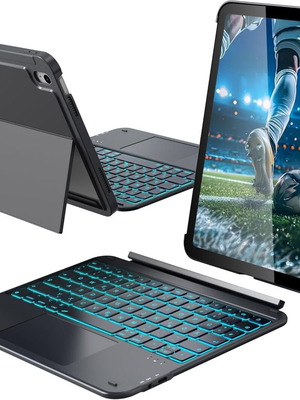 CACOE θήκη με πληκτρολόγιο για iPad 11 (A16) και 10η γενιά, σαν καινούργιο, αποσπώμενο