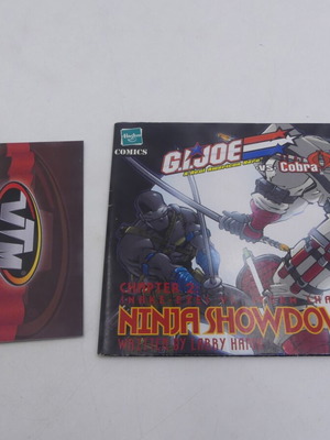 GI Joe vs Cobra Chapter 2 Snake Eyes Storm Shadow Mini Comic used