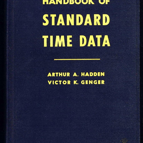 Handbook of Standard Time Data used, 1954 edition