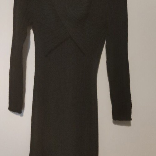 Knitted dress like new, black, sizes S and M