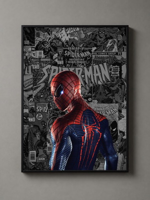 Spider-Man framed poster new, 30x40 cm