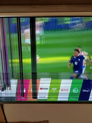 LG 55UH850V 3D Smart 4K τηλεόραση μεταχειρισμένη, σπασμένη οθόνη για ανταλλακτικά