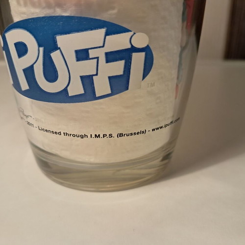 Nutella Smurfs Glass Collectible 2011 New