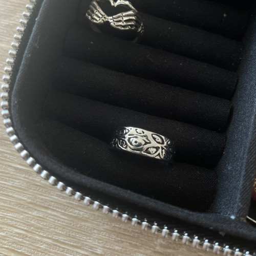 Rings set of four stainless steel new