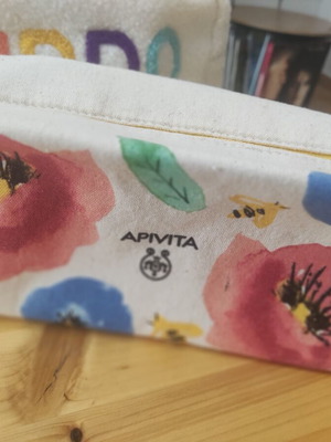 Apivita toiletry bag like new with face and body creams gift