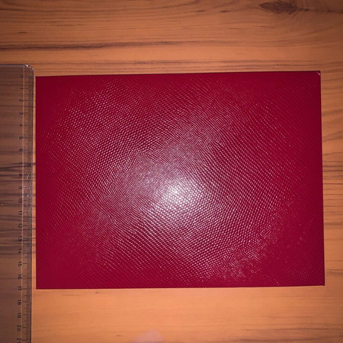 Envelopes like new, pack of 3, deep red with embossed pattern