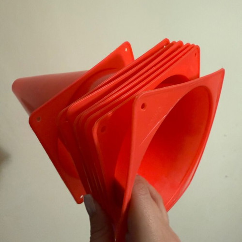 Small plastic cones pack of 8, like new