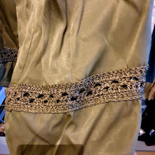 Set satin matte strap top and pants new, khaki