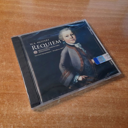 Wolfgang Amadeus Mozart Requiem K. 626 CD, Aristotle University Thessaloniki