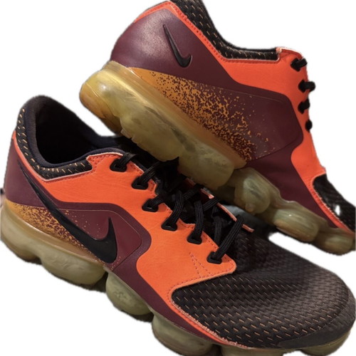 Nike Air VaporMax CS Total Crimson used, size 44, black and orange