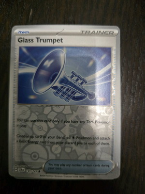 Glass Trumpet Pokemon card new