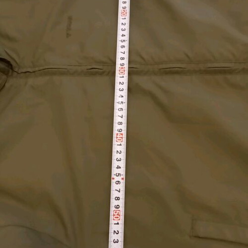 Brugi jacket like new, thin waterproof windbreaker khaki with hood size L