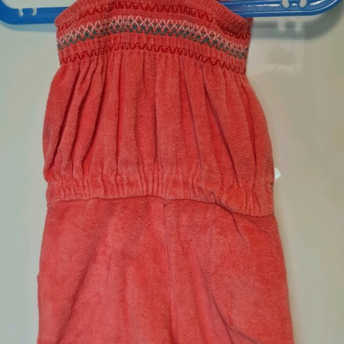 Alouette baby terry romper shorts pink 86 cm like new