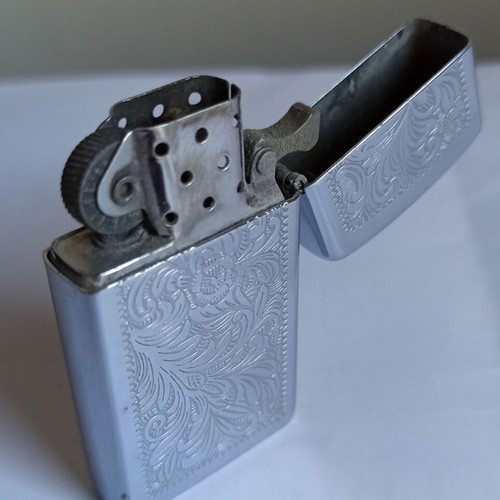 Zippo Venetian Slim lighter vintage 1989, used
