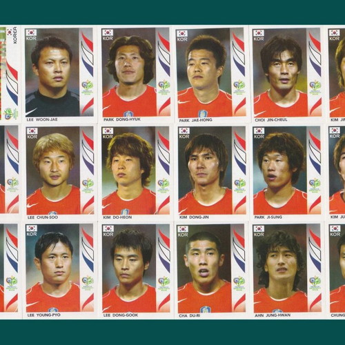 Korea team Panini sticker set World Cup 2026