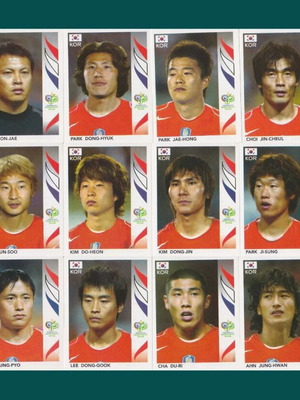 Korea team Panini sticker set World Cup 2026