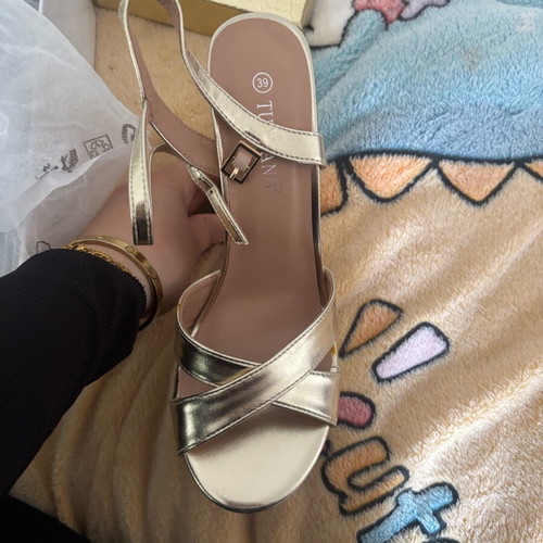Tulipano high heels new, size 39, gold