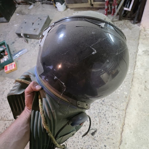 Spray Mask-Helmet used with broken visor