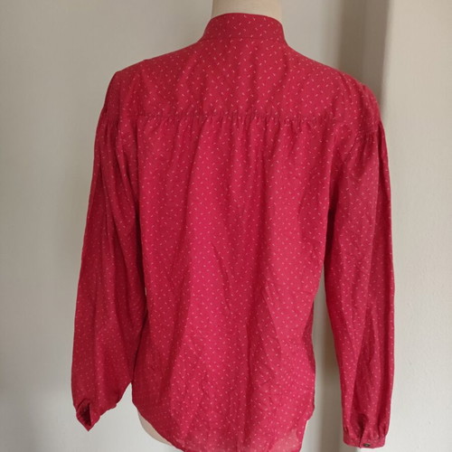 Original Distler lightweight cotton shirt with floral pattern like new, M/L