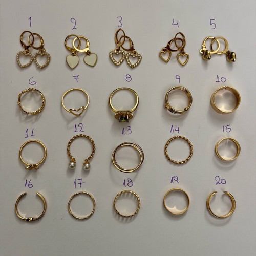 Rings new gold-colored
