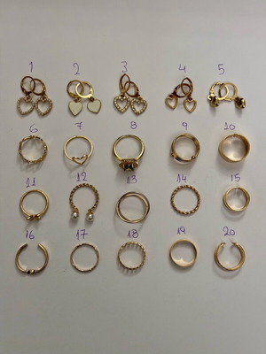 Rings new gold-colored