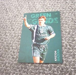 Κριστόφ Βαζέχα Παναθηναϊκός ποδόσφαιρο ποδοσφαιρική κάρτα Green legends