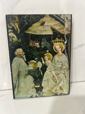 Old painting Adoration of the Magi like new, South Tyrol - Brixen