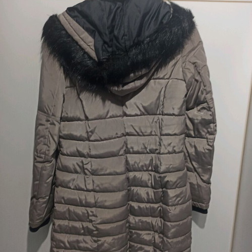 Toi moi long jacket used, size M, black and grey