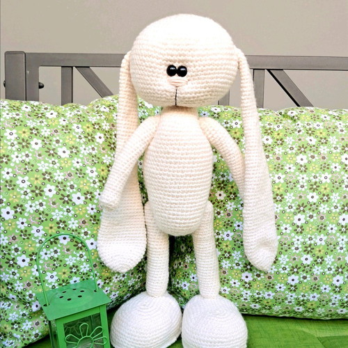 Handmade amigurumi bunny made to order with clothes