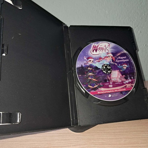 Winx Club Magical Christmas DVD used, dubbed in Greek