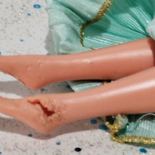 Disney Megara Mattel doll used with flaws