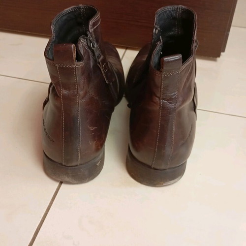 Δερμάτινα μποτάκια Airstep μεταχειρισμένα, καφέ, μέγεθος 45