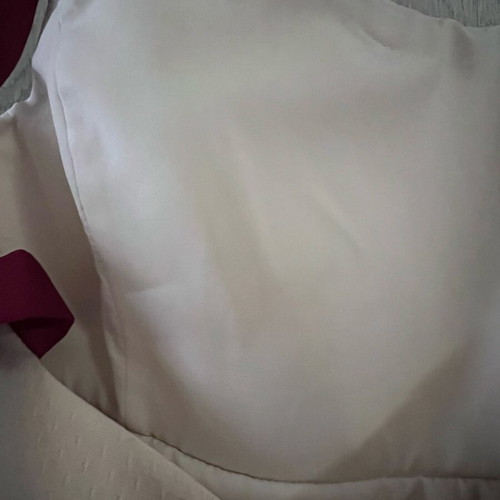 Attrattivo formal dress size large, like new, beige with burgundy details