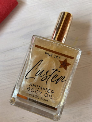 Pink Sky Luster Shimmering Body Oil Vanilla Scent 118 ml new