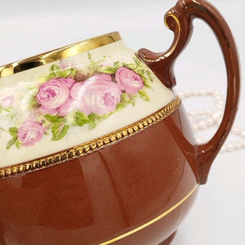 Ceramic teapot used, English style for tea