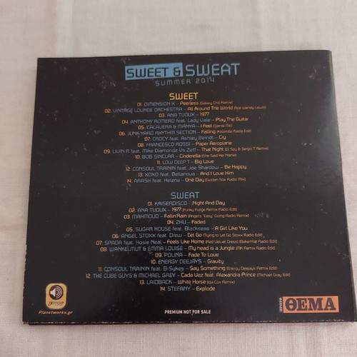 2 CD Summer 2014 Sweet & Sweat compiled by Petros Kostopoulos new