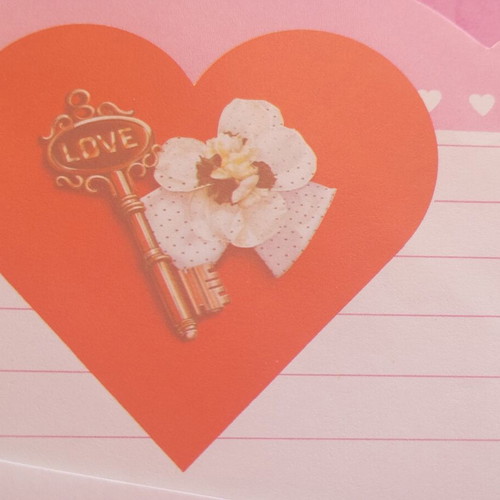 Love vintage envelope and letter sheet like new