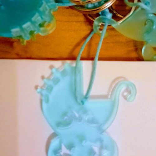Keychains pack of 116 for baptism favors in blue, new