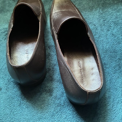 Moccasins like new, size 45, brown