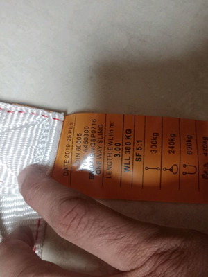 Ιμάντες σαν καινούργιο, 2 τεμάχια για δεσίματα ή γερανό