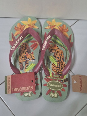 Havaianas women's slippers new, size 37-38, multicolor
