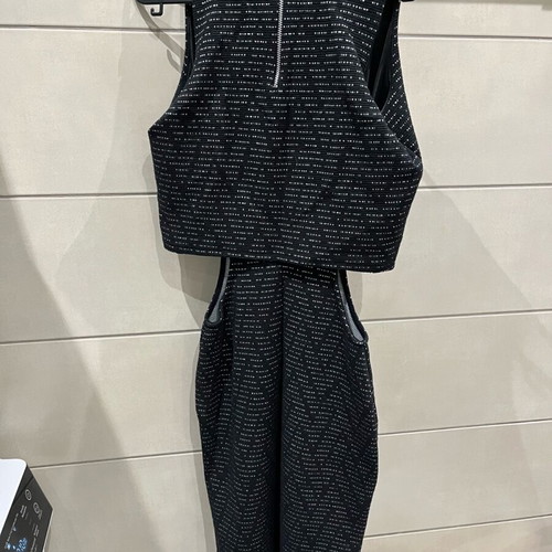 Bershka Mini Black Dress Small Like New With Cutouts