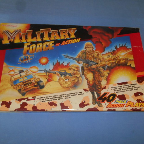Military Force In Action set of 40 pieces new
