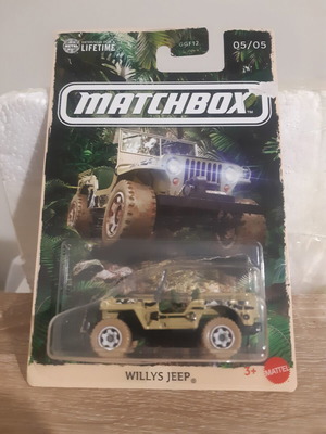 Matchbox Jeep Willys toy car like new