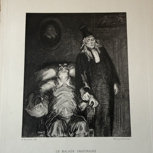Engraving used, authentic old, 19 x 28 cm