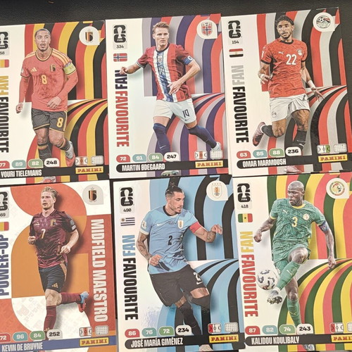Panini FIFA World Cup 2026 Adrenalyn XL cards collection